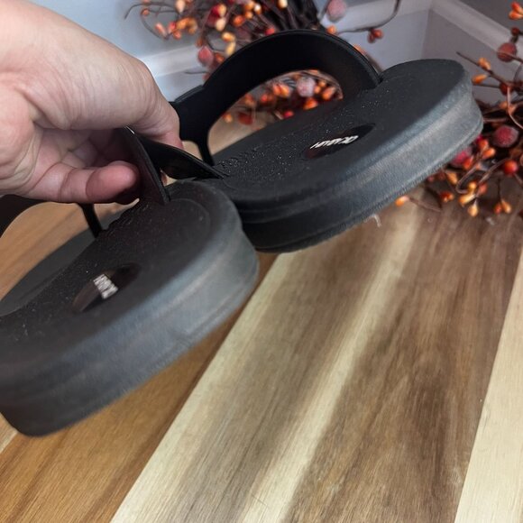 Okabashi Voyager Men's Flip Flops Thong Sandal Sz 11M in Black Slip Resistant - Picture 5 of 9